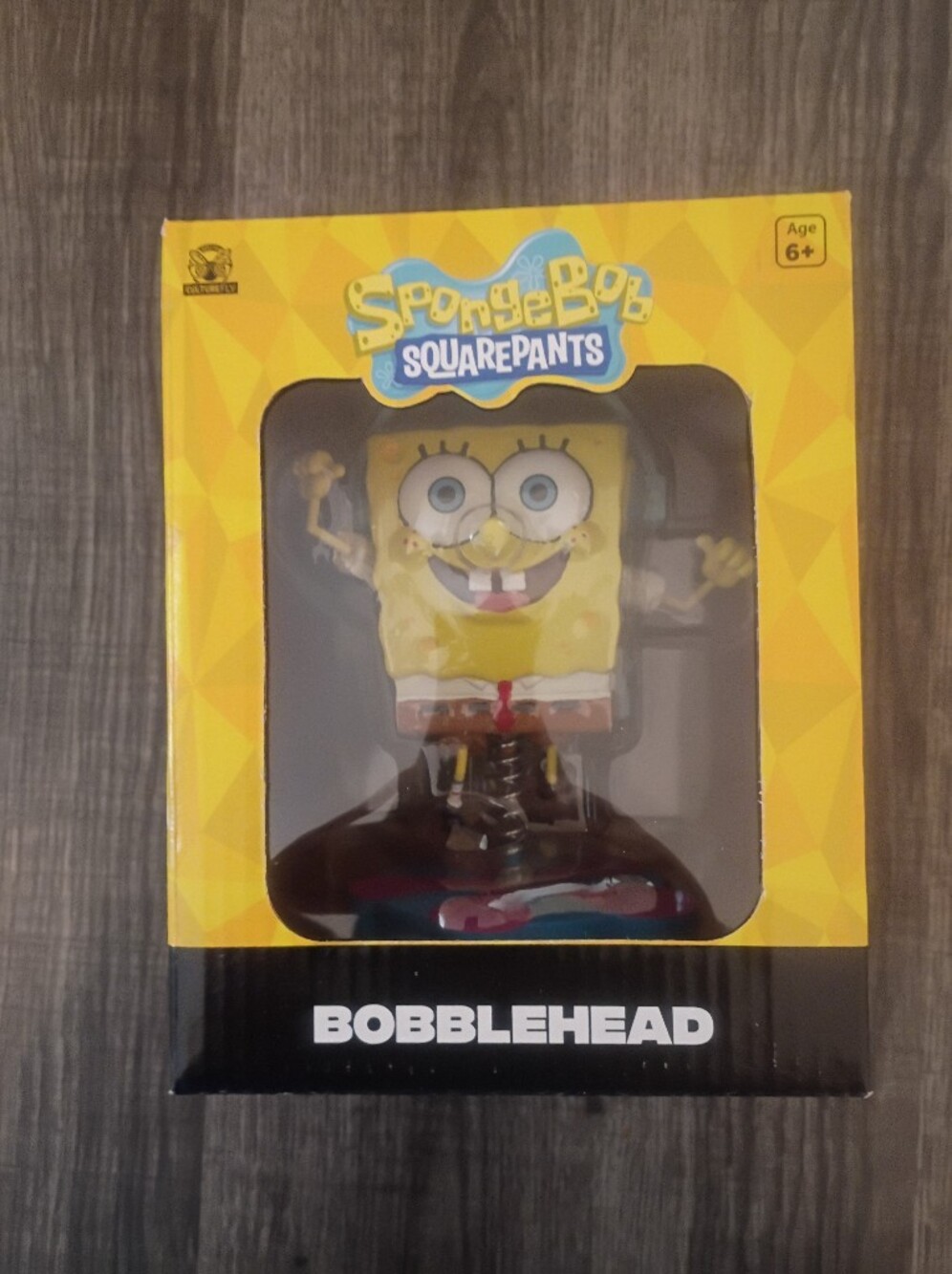 SpongeBob Squarepants Yellow & Brown Poseable Figure with Blue Eyes